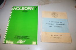 Two veterinary catalogues by Arnold & Holborn Surgical
