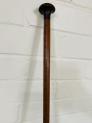 An unusual early 20th century hardwood beer measuring stick