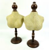 A pair of contemporary mannequin form display stands for jewellery