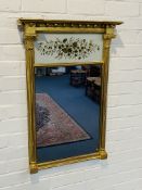 A good early 19th century giltwood looking glass mirror