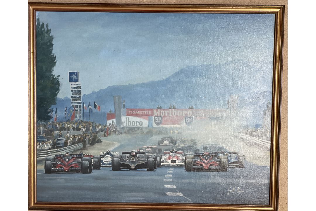 'Lights Out' Oil on Board by Geoff Shaw - Image 2 of 5