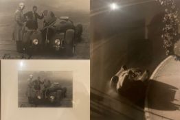 A Pair of Stunning Louis Klemantaski-Signed Photographs