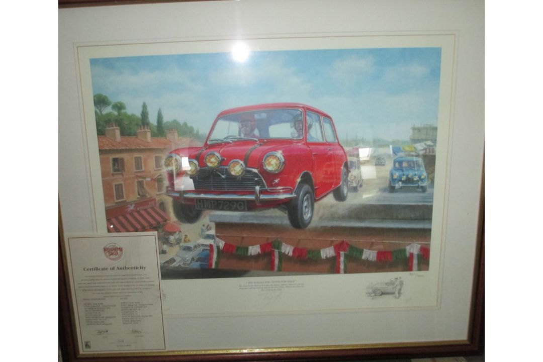 The Italian Job by Tony Smith Limited Edition Framed and Glazed Prints - Image 2 of 5