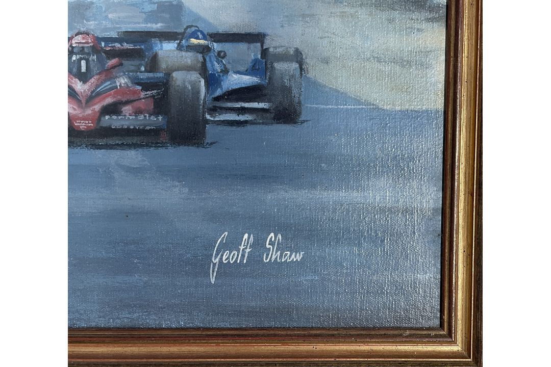 'Lights Out' Oil on Board by Geoff Shaw - Image 3 of 5