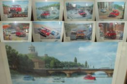 The Italian Job by Tony Smith Limited Edition Framed and Glazed Prints
