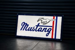 'Mustang' Illuminated Sign