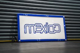 'Mexico' Illuminated Sign
