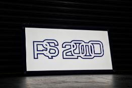 'Ford RS 2000' Illuminated Sign