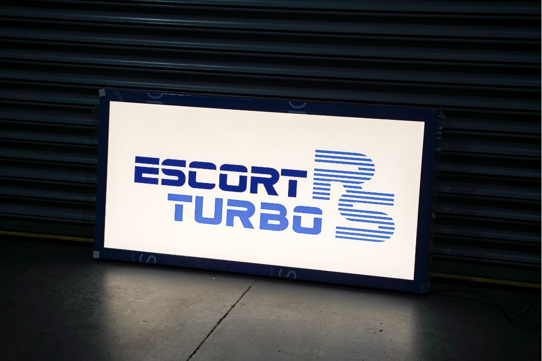 'Ford Escort RS Turbo' Illuminated Sign - Image 3 of 4