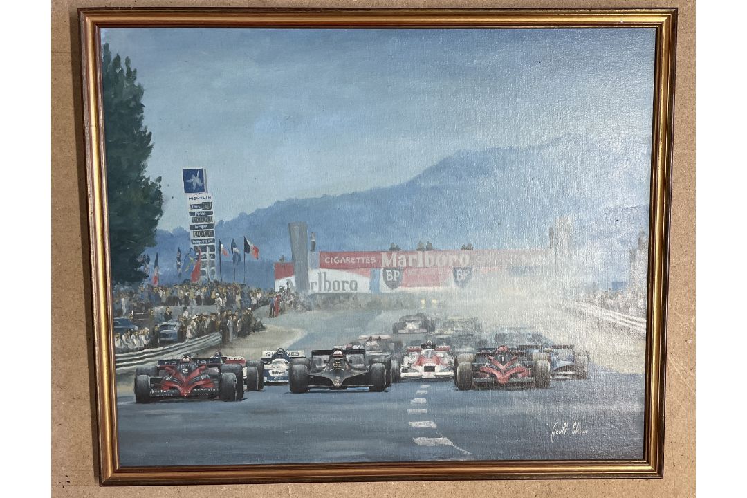 'Lights Out' Oil on Board by Geoff Shaw - Image 4 of 5
