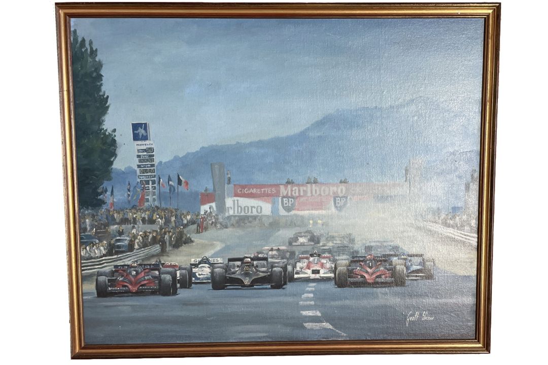 'Lights Out' Oil on Board by Geoff Shaw - Image 1 of 5