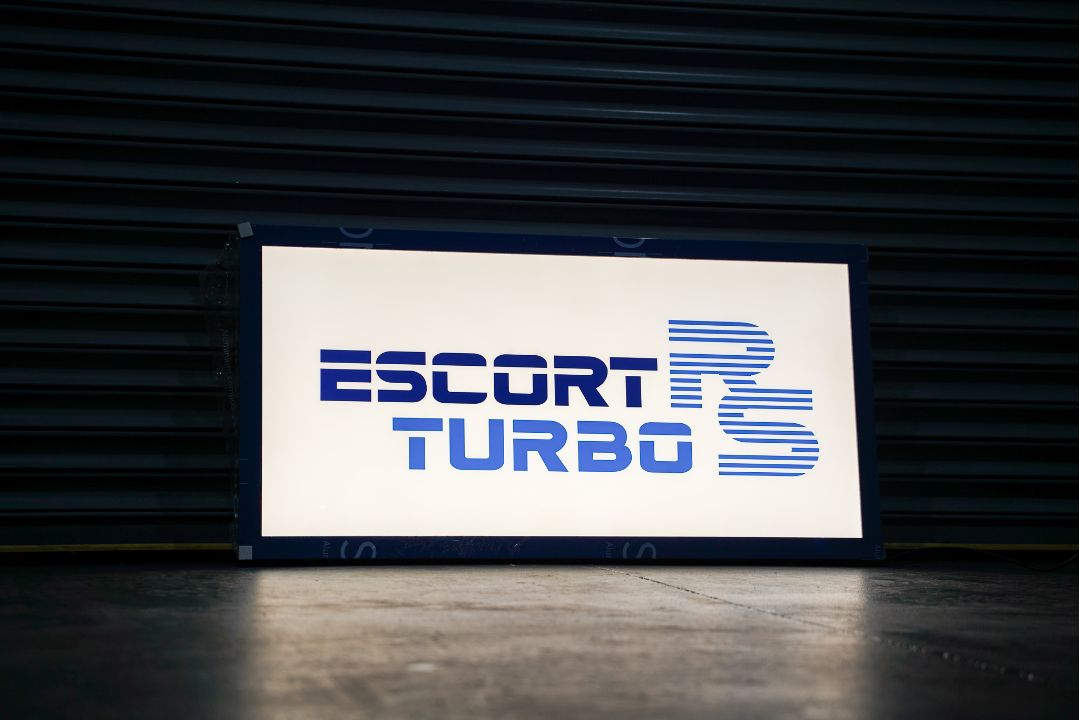 'Ford Escort RS Turbo' Illuminated Sign - Image 1 of 4