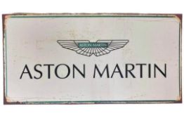 'Aston Martin' Enamel Sign