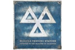 Vehicle Testing Station M.O.T. Sign