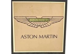 'Aston Martin'-Style Illuminated Sign