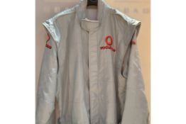 Official Vodafone McLaren Mercedes Sparco Race Suit With Embroidered Logos 