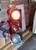 Large Illuminated Traffic Lights