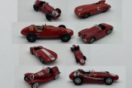 An Interesting Collection of Ferrari Race Car Models