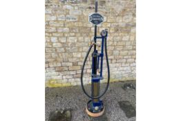 H.J. Godwin Limited Model P.1A Early Hand-Wound 'Skeleton' Petrol Pump