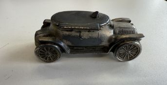 An Interesting Edwardian Motorcar Desk Tidy