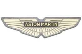 Cold Caste Aluminium 'Aston Martin' Winged Wall Display