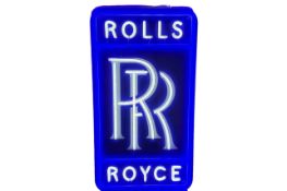 'Rolls-Royce' Homage Illuminated Sign