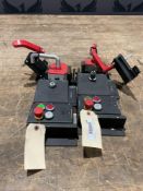 LOT OF 2 EUCHNER MGB-L1B-EIA-L-136464 LEFT HANDED GUARD LOCKING SET USED