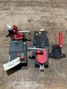 LOT OF 2 EUCHNER MGB-L1B-EIA-R-136466 RIGHT HANDED GUARD LOCKING SET USED