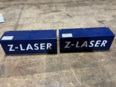 Lot of 2 Z-LASER ZLP1-5-G-P COMPACT LASER PROJECTOR USED