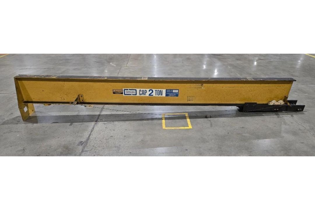 CONTRX INDUSTRIES A41216 2 TON FREESTANDING JIB CRANE USED - NO HOIST - Image 7 of 20