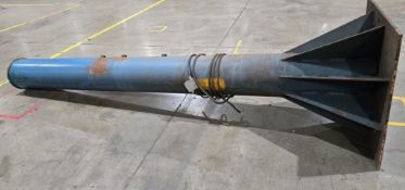 CONCO 2 TON FREE STANDING JIB CRANE USED