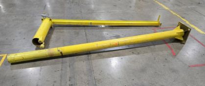300 LB CAPACITY JIB CRANE ARM AND POST ONLY USED