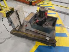 VALUGRIND SB 1-M GRINDER WITH LIFT TABLE USED