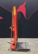 WESCO ESPL-60-2424-3W235 1000LB PNEUMATIC SCISSOR LIFT TABLE USED