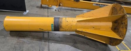 HANDLING SYSTEMS 1 TON 18' ARM JIB CRANE USED