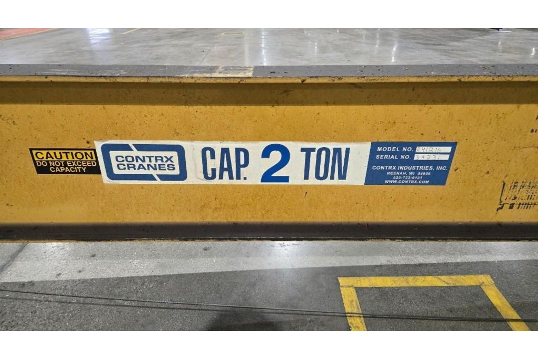 CONTRX INDUSTRIES A41216 2 TON FREESTANDING JIB CRANE USED - NO HOIST - Image 13 of 20