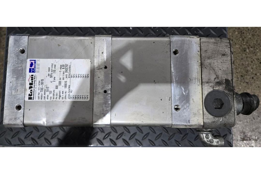 RoMan Manufacturing TDC-5515 800V 100 KVA RESISTANCE WELDING TRANSFORMER USED LOT OF 2 - Image 9 of 10