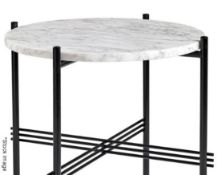 1 x GUBI Round White Carrara Marble Table Top - Made In Italy - Unused Boxed Stock