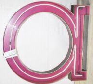 1 x Large Neon Illuminated Letter Signage in Pink - Ref: K661/WH2 - CL664 - Location: Altrincham