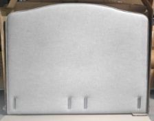 1 x Luxury Super Kingsize Upholstered Headboard in a Neutral Woven Fabric - Ref: 7535407/HDC125 -