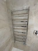 1 x Premium Towel Radiator in Chrome - Ref: PAN233 - CL896 - NO VAT ON THE HAMMER - Location: