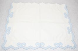 1 x PRATESI Luxury 100% Finest Cotton Pillowcase Sham - Made In Italy - Dimensions: 30x40cm -