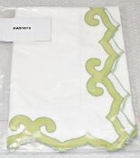 1 x PRATESI Luxury 100% Egyptian Cotton Pillowcase Sham  - Made In Italy - Dimensions: 50 x 75cm -