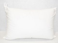 1 x PRATESI Luxury Down-Filled Bed Pillow - Dimesions (approx): H50 x W75cm - Ref: HCU251/WH2 -