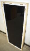 1 x GIORGIO COLLECTION Luxury Italian Black Glass Bar Top / Shelf (part only) - Unused / Crated