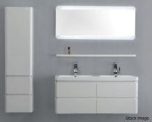 1 x Stylish Bathroom Edge Back-lit Mirror 100 - B Grade Boxed Stock