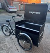1 x Christiania Event Bike - Three Wheel Single Speed Bike with a Secure Box and Events Table