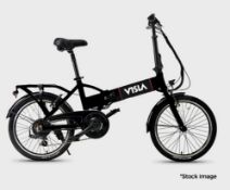 1 x VISLA Foldie20 Folding E-Bike In Black - No Battery - Original Retail £1,299 - NO VAT ON THE