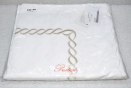 PRATESI 'Chain' Luxury 4-Piece Bedding Set, Including Duvet, Bottom Sheet & 2 x Pillowcases -