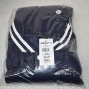 1 x Rolling Stones Varsity Baseball Jacket With Iconic Tongue Logo - Size: XX LARGE - Colour: Navy